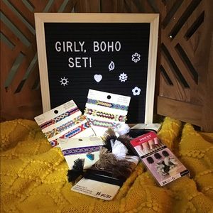 Girly, Bohemian Set!! All new items!
